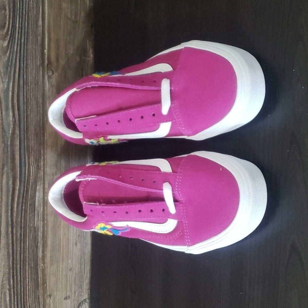 New Vans Old Skool Womens Sneakers Size 6.5 Floral Pink Feminine Cottagecore Fun - Picture 3 of 11